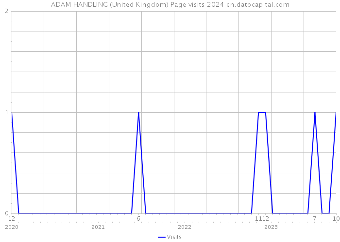 ADAM HANDLING (United Kingdom) Page visits 2024 