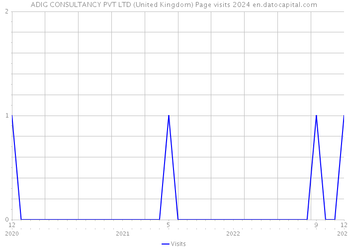 ADIG CONSULTANCY PVT LTD (United Kingdom) Page visits 2024 