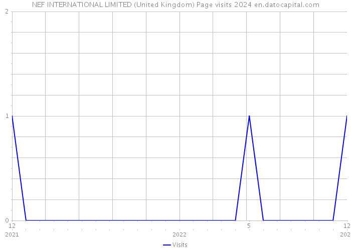 NEF INTERNATIONAL LIMITED (United Kingdom) Page visits 2024 