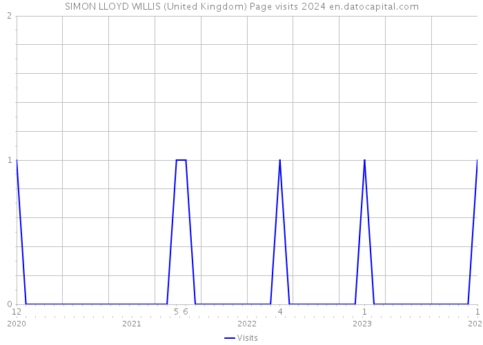 SIMON LLOYD WILLIS (United Kingdom) Page visits 2024 