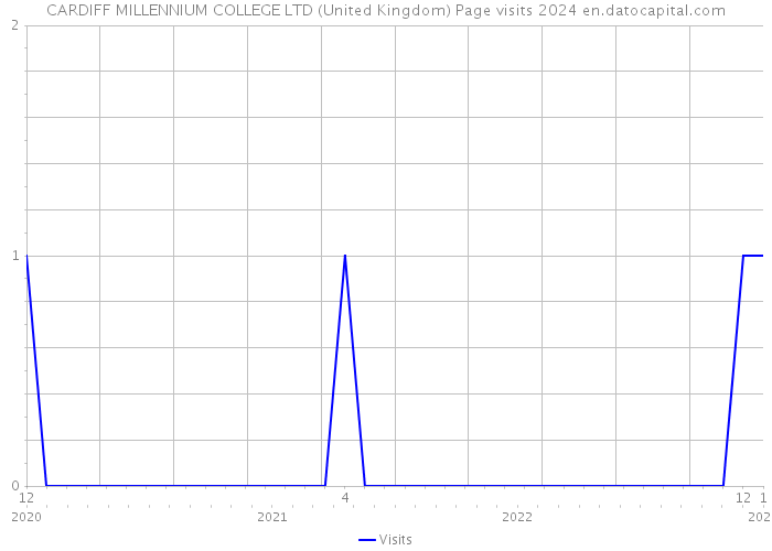 CARDIFF MILLENNIUM COLLEGE LTD (United Kingdom) Page visits 2024 