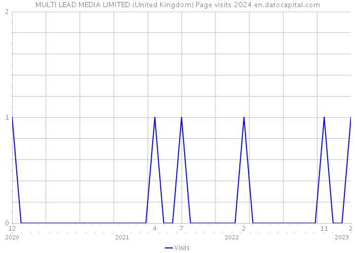 MULTI LEAD MEDIA LIMITED (United Kingdom) Page visits 2024 