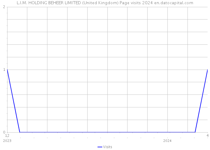L.I.M. HOLDING BEHEER LIMITED (United Kingdom) Page visits 2024 