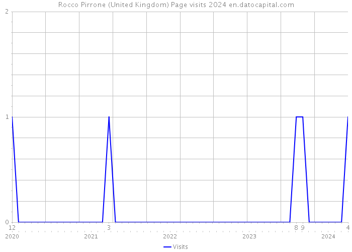 Rocco Pirrone (United Kingdom) Page visits 2024 