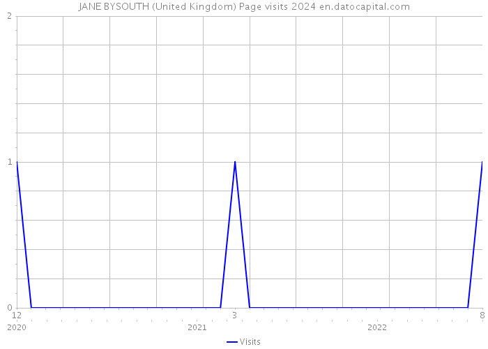 JANE BYSOUTH (United Kingdom) Page visits 2024 