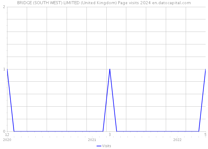 BRIDGE (SOUTH WEST) LIMITED (United Kingdom) Page visits 2024 
