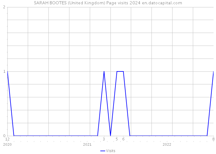 SARAH BOOTES (United Kingdom) Page visits 2024 