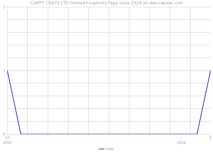 CAPPY 7DAYS LTD (United Kingdom) Page visits 2024 