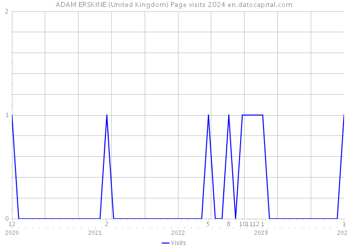 ADAM ERSKINE (United Kingdom) Page visits 2024 