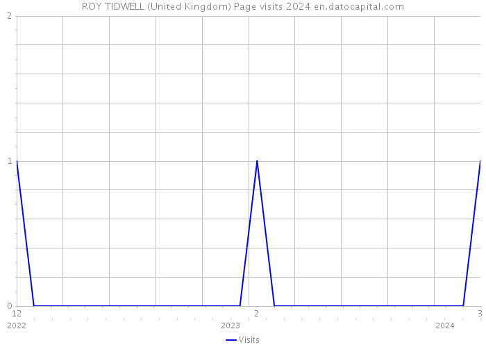 ROY TIDWELL (United Kingdom) Page visits 2024 