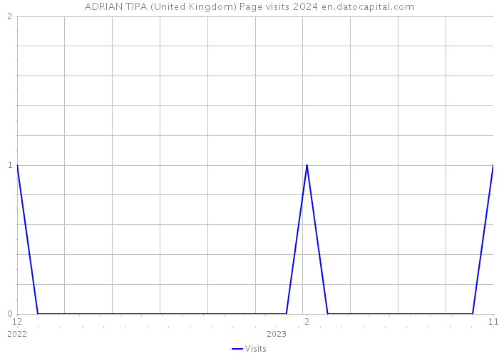 ADRIAN TIPA (United Kingdom) Page visits 2024 