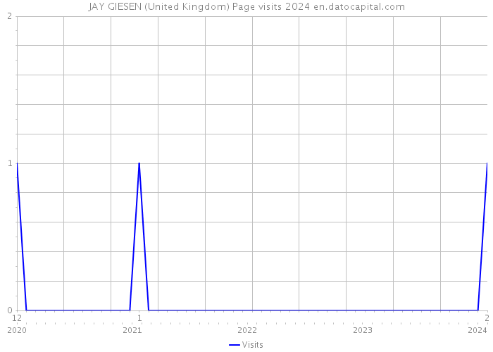JAY GIESEN (United Kingdom) Page visits 2024 