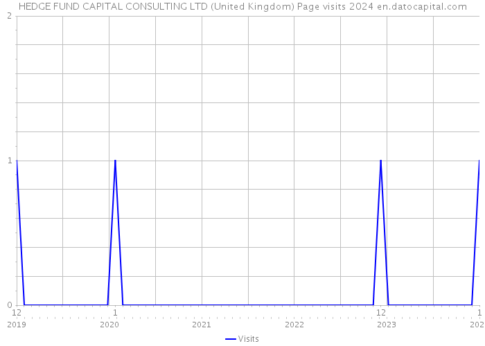 HEDGE FUND CAPITAL CONSULTING LTD (United Kingdom) Page visits 2024 