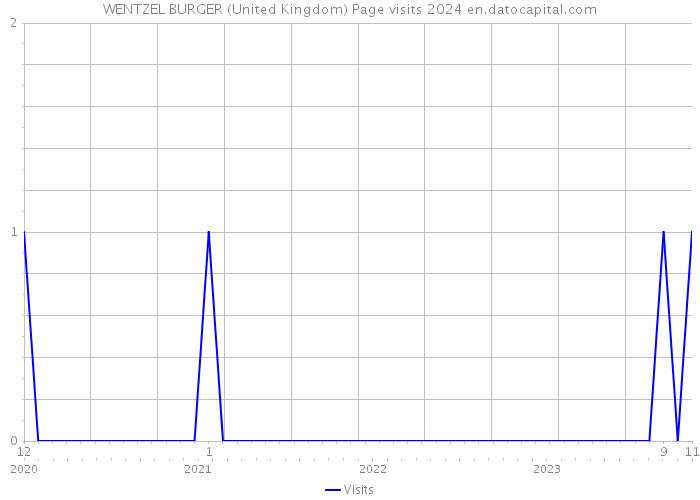 WENTZEL BURGER (United Kingdom) Page visits 2024 