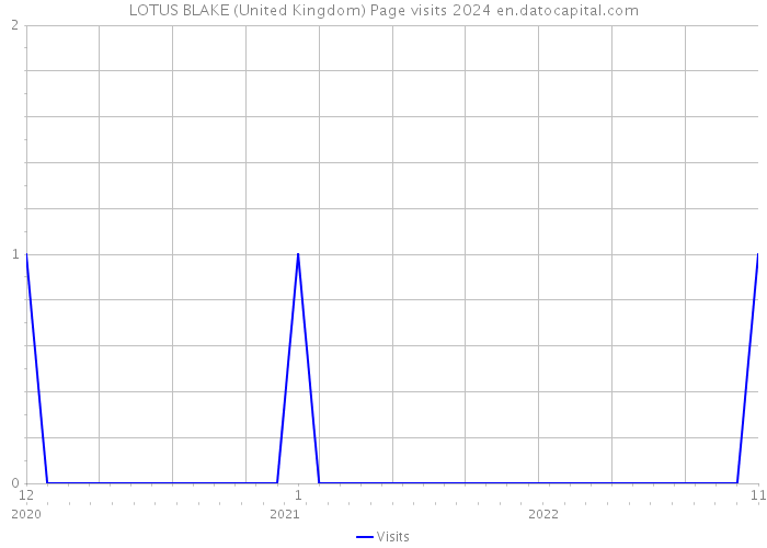 LOTUS BLAKE (United Kingdom) Page visits 2024 