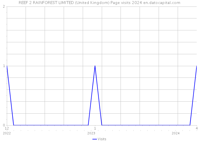 REEF 2 RAINFOREST LIMITED (United Kingdom) Page visits 2024 