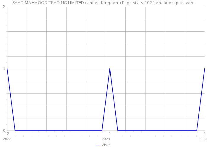 SAAD MAHMOOD TRADING LIMITED (United Kingdom) Page visits 2024 