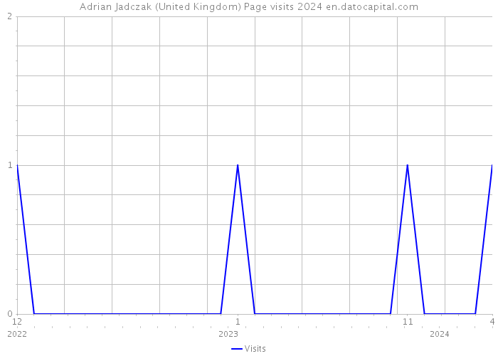 Adrian Jadczak (United Kingdom) Page visits 2024 