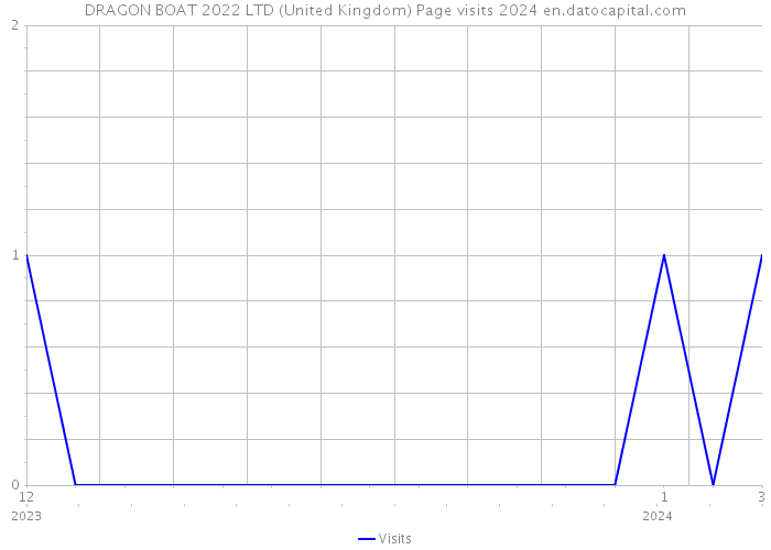 DRAGON BOAT 2022 LTD (United Kingdom) Page visits 2024 
