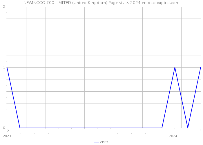 NEWINCCO 700 LIMITED (United Kingdom) Page visits 2024 