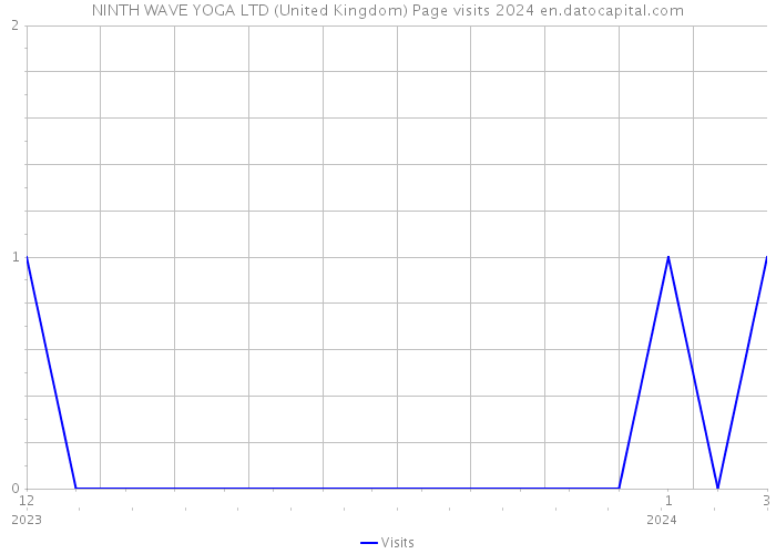 NINTH WAVE YOGA LTD (United Kingdom) Page visits 2024 