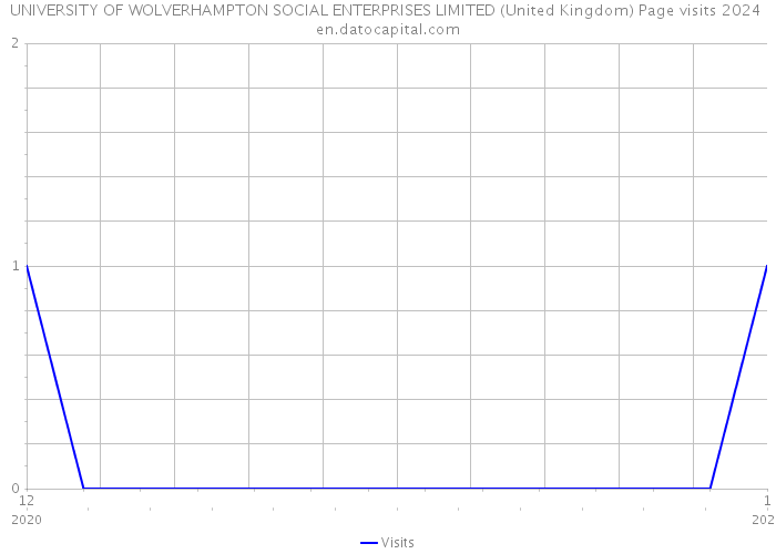 UNIVERSITY OF WOLVERHAMPTON SOCIAL ENTERPRISES LIMITED (United Kingdom) Page visits 2024 