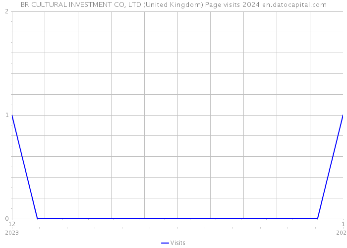 BR CULTURAL INVESTMENT CO, LTD (United Kingdom) Page visits 2024 