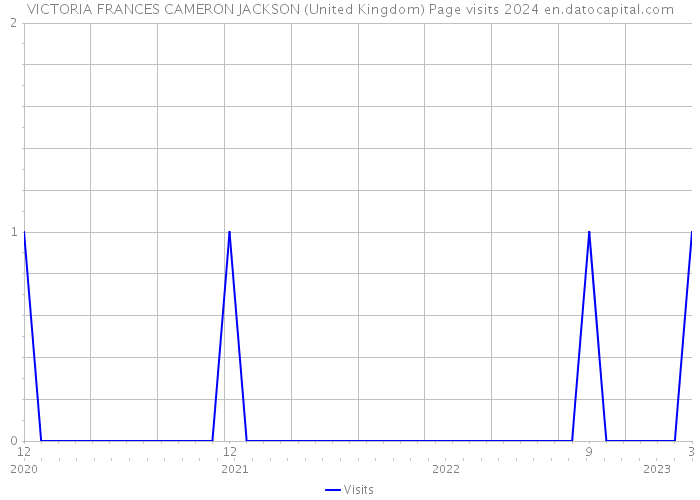 VICTORIA FRANCES CAMERON JACKSON (United Kingdom) Page visits 2024 