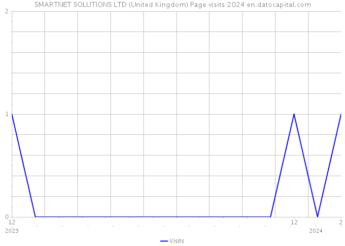 SMARTNET SOLUTIONS LTD (United Kingdom) Page visits 2024 