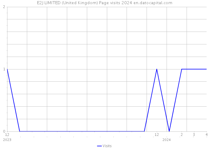 E2J LIMITED (United Kingdom) Page visits 2024 