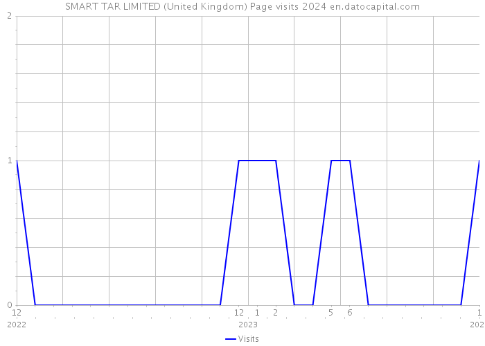 SMART TAR LIMITED (United Kingdom) Page visits 2024 