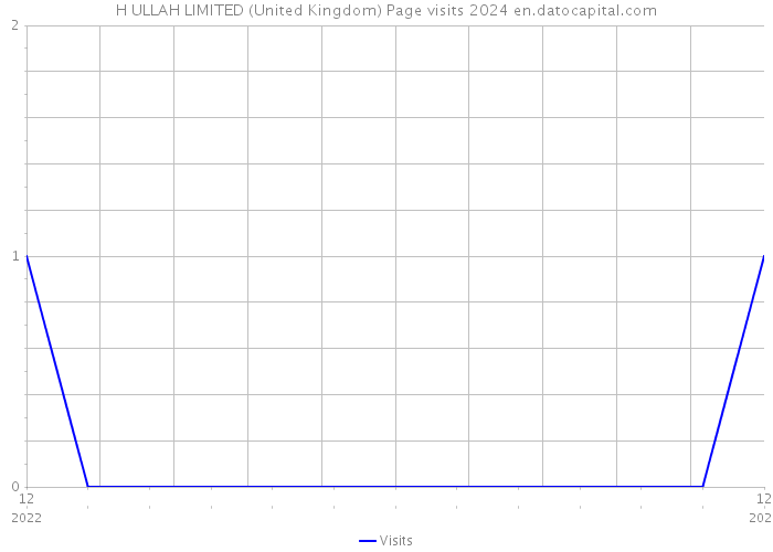 H ULLAH LIMITED (United Kingdom) Page visits 2024 