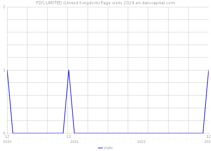 FDG LIMITED (United Kingdom) Page visits 2024 
