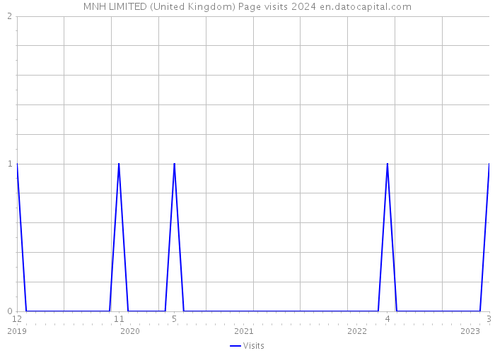 MNH LIMITED (United Kingdom) Page visits 2024 