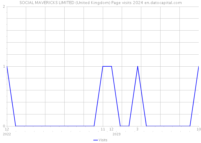 SOCIAL MAVERICKS LIMITED (United Kingdom) Page visits 2024 