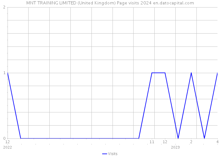 MNT TRAINING LIMITED (United Kingdom) Page visits 2024 