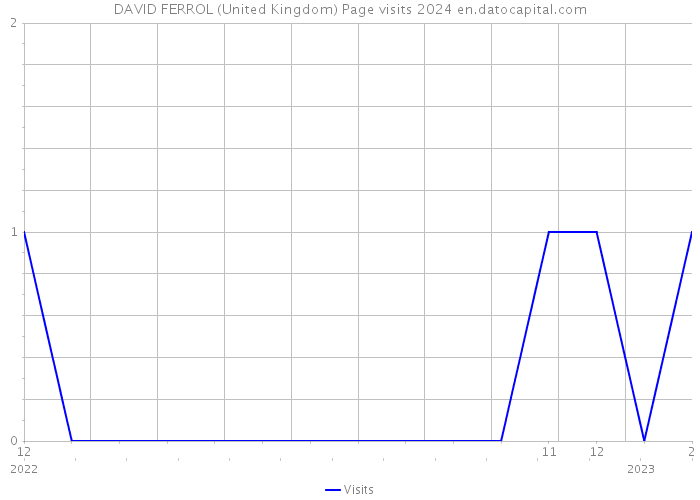 DAVID FERROL (United Kingdom) Page visits 2024 