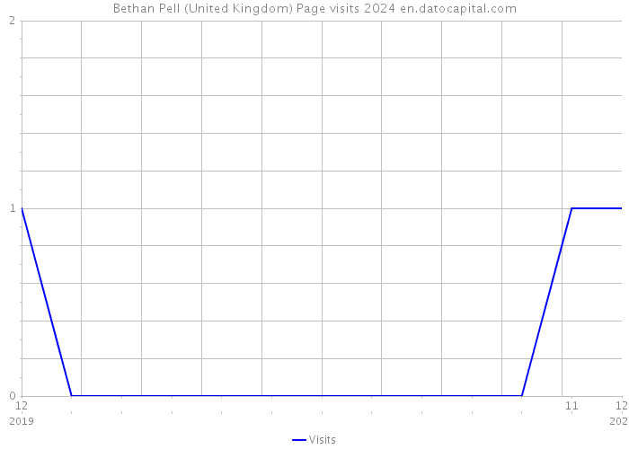 Bethan Pell (United Kingdom) Page visits 2024 
