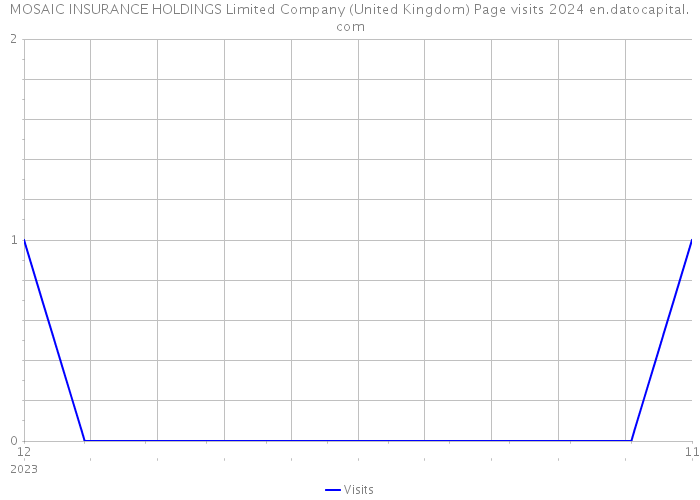 MOSAIC INSURANCE HOLDINGS Limited Company (United Kingdom) Page visits 2024 