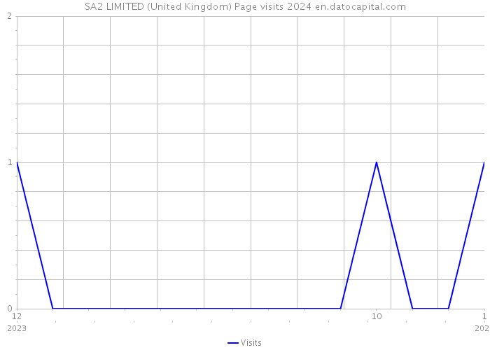 SA2 LIMITED (United Kingdom) Page visits 2024 