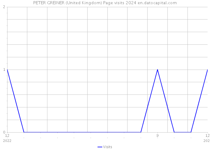 PETER GREINER (United Kingdom) Page visits 2024 