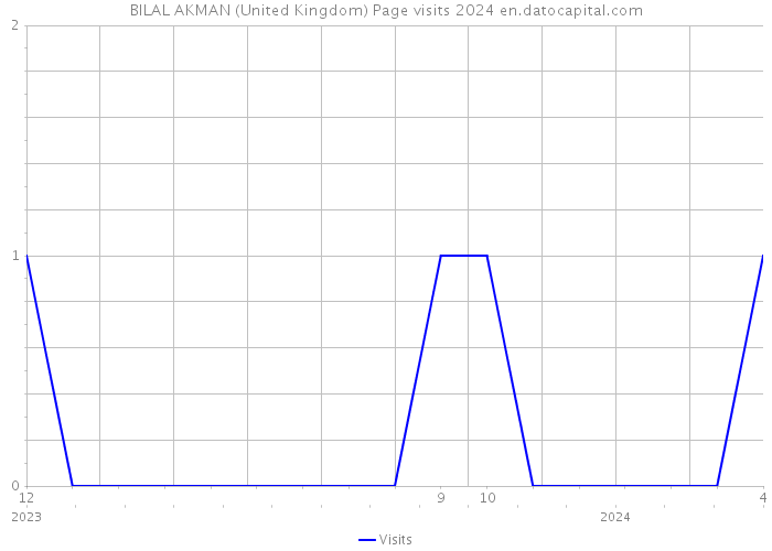 BILAL AKMAN (United Kingdom) Page visits 2024 