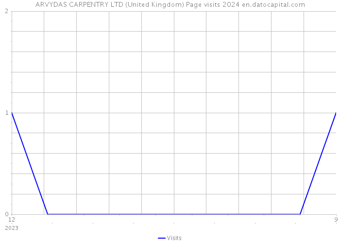 ARVYDAS CARPENTRY LTD (United Kingdom) Page visits 2024 