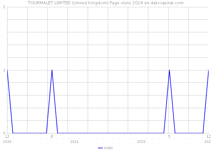 TOURMALET LIMITED (United Kingdom) Page visits 2024 