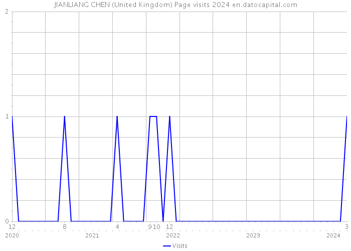 JIANLIANG CHEN (United Kingdom) Page visits 2024 