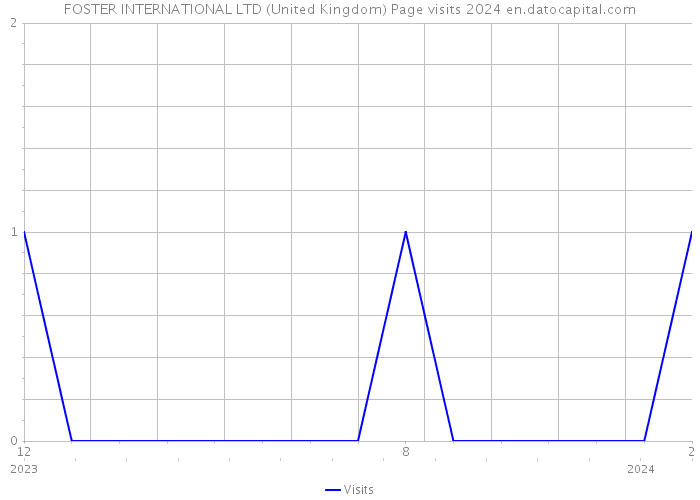 FOSTER INTERNATIONAL LTD (United Kingdom) Page visits 2024 
