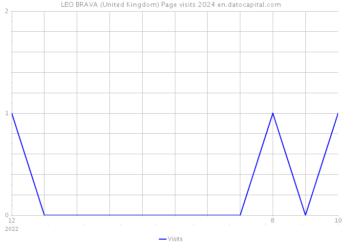 LEO BRAVA (United Kingdom) Page visits 2024 