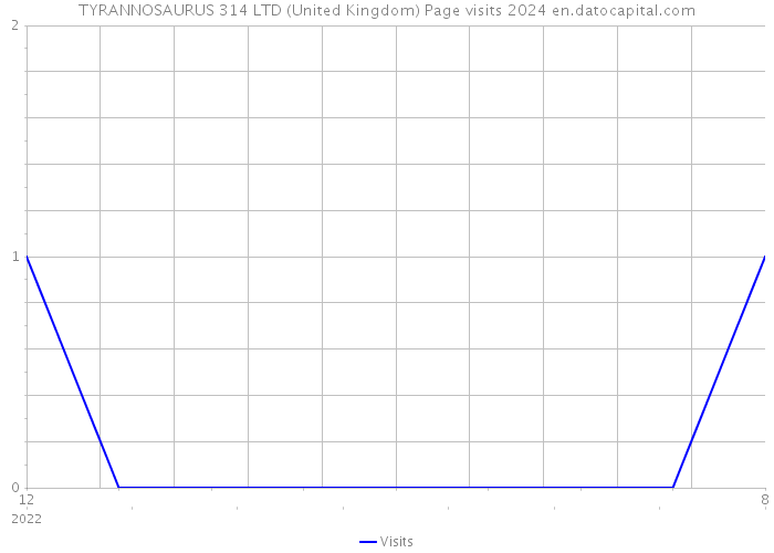 TYRANNOSAURUS 314 LTD (United Kingdom) Page visits 2024 