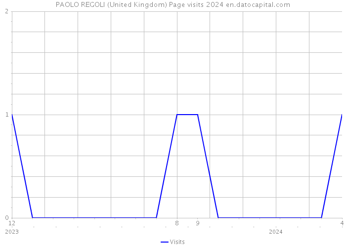 PAOLO REGOLI (United Kingdom) Page visits 2024 