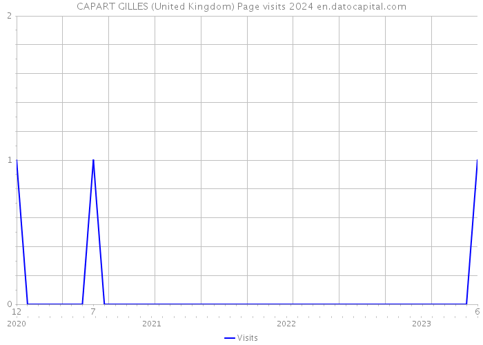 CAPART GILLES (United Kingdom) Page visits 2024 